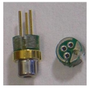 33D635-5激光二极管实物图（US-Lasers, Inc.制造）