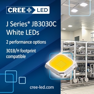 J Series® JB3030C E & F发光二极管（LED）实物图（Cree LED制造）