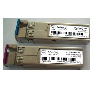 SPL-34-GB-BD-IDFM光纤收发器实物图（Source Photonics制造）