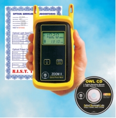 ZOOM 2 VFL光功率计实物图（Optical Wavelength Laboratories制造）