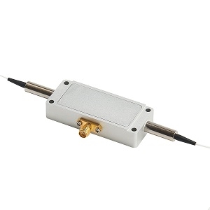 1310nm fiber-coupled AOM声光调制器实物图（BeamQ Lasers制造）