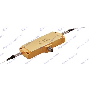 STG-T-M260-0.1C2G-3-F2P声光调制器实物图（Sintec Optronics制造）