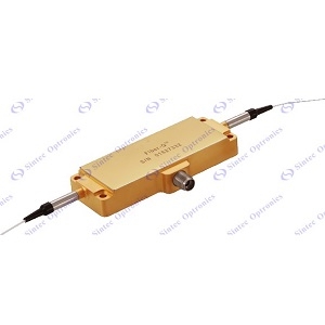 STG-T-M200-0.1C2G-3-F2S声光调制器实物图（Sintec Optronics制造）