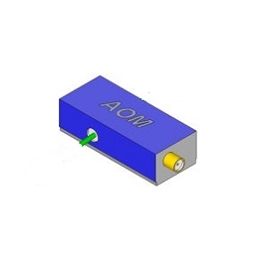 M1206-P110L-0.5声光调制器实物图（ISOMET制造）