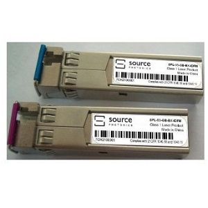 SPL-53-GB-BX-IDFM光纤收发器实物图（Source Photonics制造）
