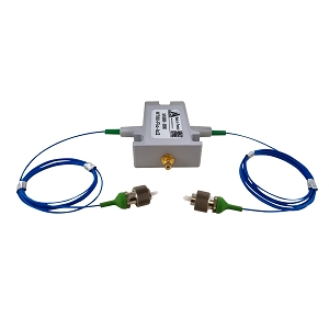 MT80-IIR30-Fio-xx0,5-J1-A-Ic2声光频移器实物图（AA Opto Electronic制造）