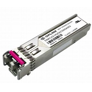 TRPUG1KxXx000x0G光纤收发器实物图（Oplink Communications制造）