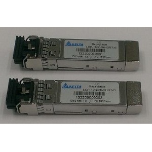 LCP-10G3B4HDRT-G光纤收发器实物图（Delta Electronics, Inc.制造）