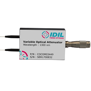 VOA SINGLE MODE光纤衰减器实物图（IDIL Fibres Optiques制造）